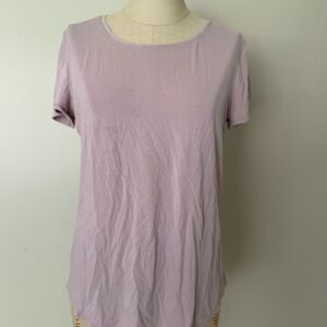 Lululemon Athletica Purple Fitted Short Sleeve Tee